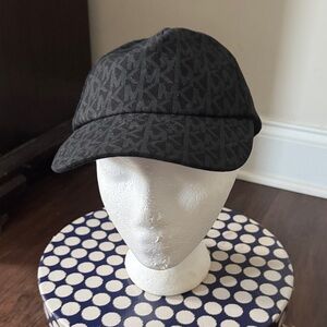 Michael Kors Black Monogram Cap